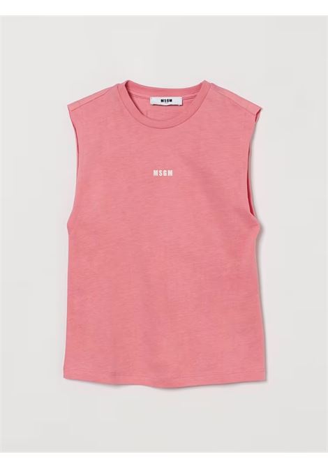Canotta con logo MSGM KIDS | S6MSJUTH150MS070